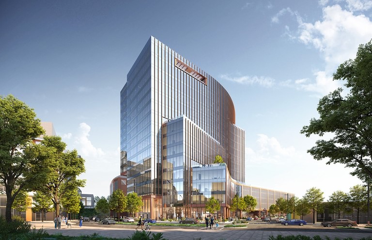 GP Celebrates Construction of New Office/Mixed-Use Building in Nashville image 1