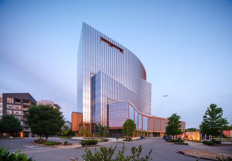 GP Completes Sculpted Office Building That "Peels" Open To The Nashville Skyline image 1