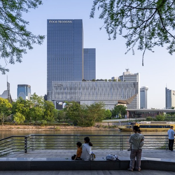 News thumbnail for Goettsch Partners Celebrates the Completion of Four Seasons Hotel Hangzhou at Hangzhou Center