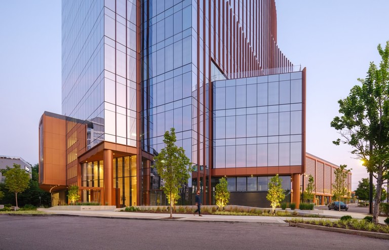 GP Completes Sculpted Office Building That "Peels" Open To The Nashville Skyline image 3