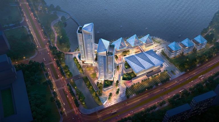Goettsch Partners Wins Design Competition for New Lakeside Complex in China image 7